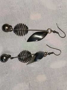Unique Silver Dangle Earrings