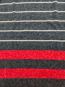 Black Red White Stripped Sweater