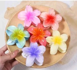 Floral Hair Claw Clips