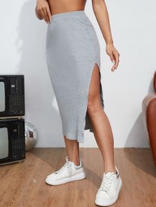 Gray Straight Skirt ( free shipping)