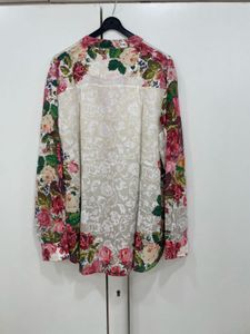 🌸 Rose Garden Chic! Mandarin Collar Tunic 🤩