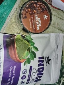 Havintha Coffee Scrub & Indigo Hair Color