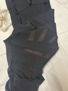 Chiffon Jegging Criss Cross Design