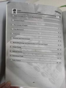 Principles Of Economics For Class 12
