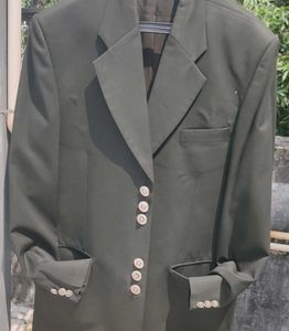Vintage Olive Green Blazer
