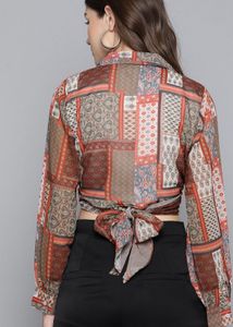 Brand New Boho Tie Shirt!