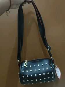 Stylish Black Crossbody Bag