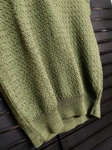 Monte Carlo Men Green V-neck Pure wool Sweater