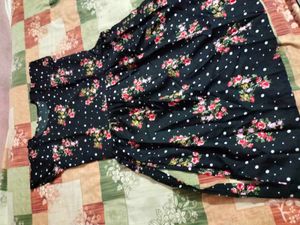 Floral Polka Dot Dress