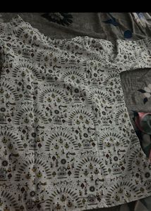 Short White Kurti✨