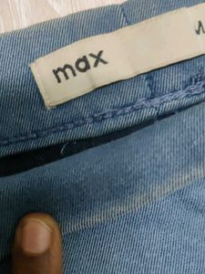 Light Blue Pull-On Jeggings
