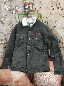 Men Warm Fur Jacket