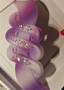 Stylish Purple Hair Clip