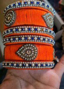Silk Thred Bangles set