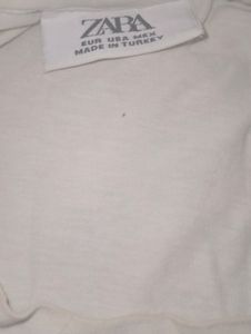 Hand Printed White T-shirt