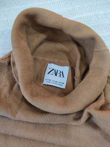 Zara Men Tan Brown Pullover