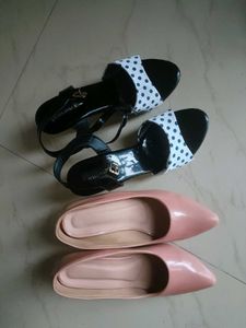 Cute Polka Dot Heels