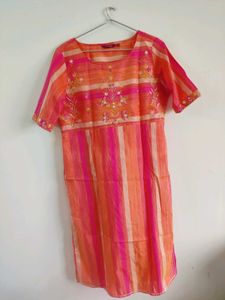 Elegant Embroidered Kurta