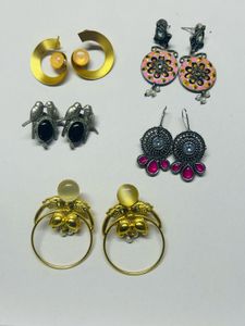 Combo Of 5 Earrings