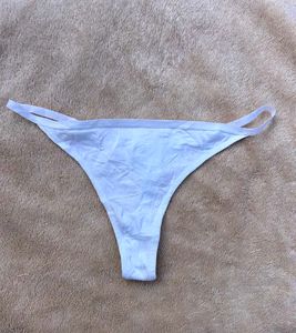 H&amp;M White Thong Panty – Size XS