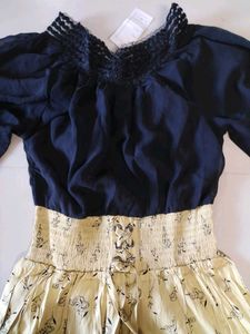 Stylish Floral Print Dress