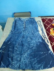 Denim One Piece Dress