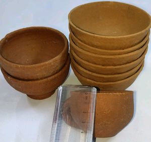 Mud Dinner set 14 pic Large container Mutka cups
