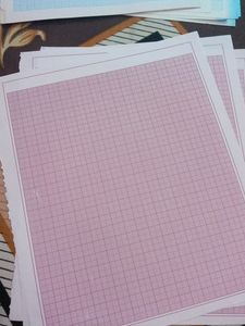 Graph Papers, Maps And Comment Sheets