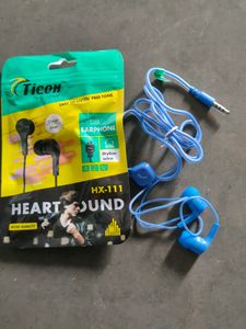 Ticon Wired Earphones Good Sound Quality