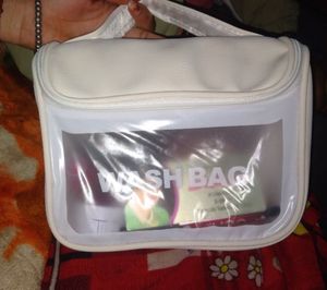 Clear Window Travel Wash Bag