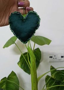 A Handmade Heart Keychain