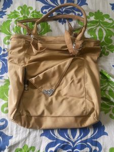 Big Shoulder Bag With Many Compartments