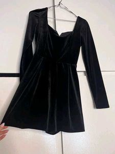 Black Velvet Playsuit
