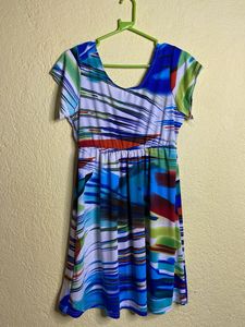 Colorful Striped Summer Dress