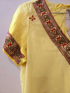Ombre Chiffon Kurta And Dupatta