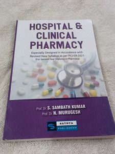 Hospital & Clinical Pharmacy Book