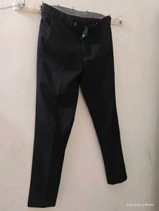 Armani Men’s Classic Black Slim-Fit Formal Trouser