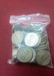 5 Rupees Defenativ Coins 100 Pics Set