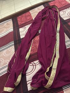 Maroon Ethnic Skirt