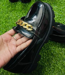 Chain Detail Loafers unused