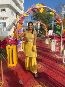 Haldi outfits for wedding
