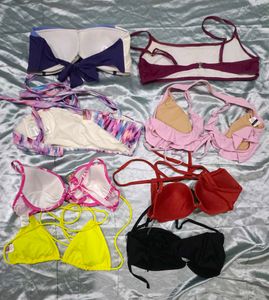 Bundle of 8 Women&#39;s Imported Bikini Tops