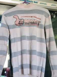 Vintage Striped Sport Sweater