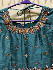 Ethnic Long Kurta &amp; Dupatta Festive ware Size XL