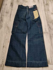 Ma1198 Red chilly cargo bootcut jeans waist 24 inc