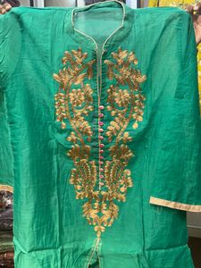 Elegant Turquoise &amp; Pink Indian Dress
