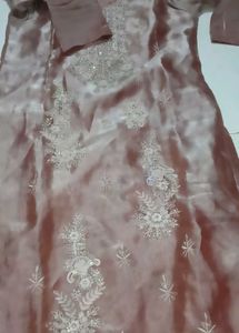 organza suit salwar set