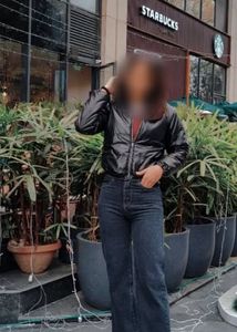 Cropped bomber jacket