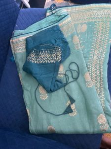 Elegant Green Saree