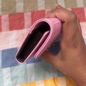 Miniso Pink Card Wallet